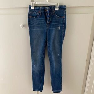 Madewell 10” high rise jeans size 25